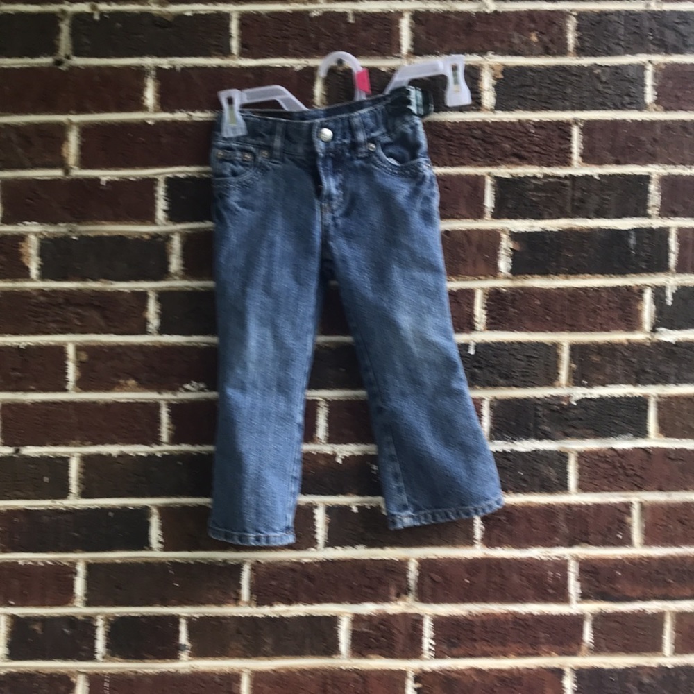 Levi Strauss & Co girls glitter jeans, Sz 3T